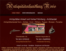 Tablet Screenshot of antiquitaeten-nuernberg.com